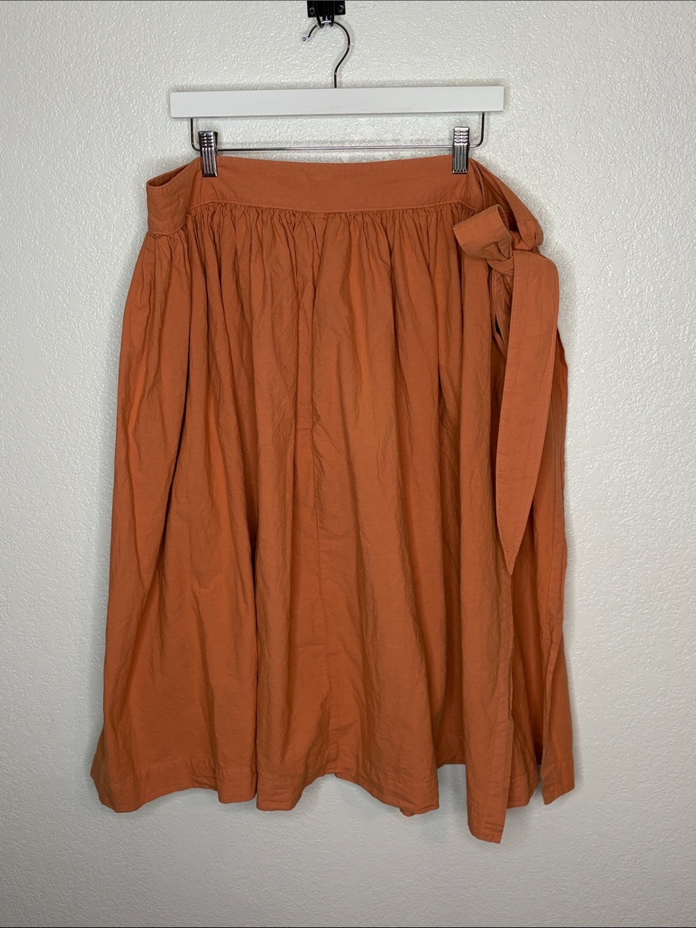 Prairie UnderGround Terra Cotta Orange Wrap Skirt with Pockets Size Medium